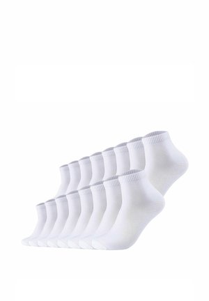 s.Oliver, S.OLIVER S.OLIVER UNISEX SOCKEN, 16ER PACK - QUARTER, EINFARBIG - Sneaker-Socken - weiß