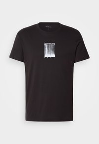 BRUSH STROKE GRAPHIC TEE - T-shirts print - black