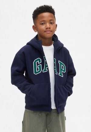 KIDS VINTAGESOFT LOGO ZIP HOODIE - Φούτερ με κουκούλα - navy uniform