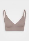 VMDITTE 2ND SKIN BRALETTE - Liemenėlė su besiūliais kaušeliais - brown lentil