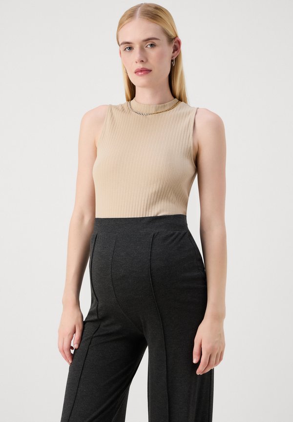 MLCHRISSY STRAIGHT PINTUCK SLIT  - Trousers4