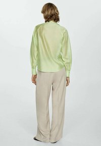 Mango Button-down blouse - green