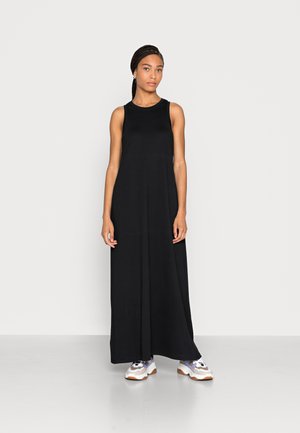 DRESS SLEEVELESS ROUND NECK LONG - Robe de jour - black