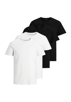 CREW 4 PACK - Camiseta básica - schwarz weiß