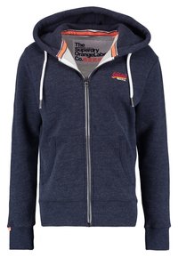 Superdry & Co Sudadera con cremallera - mottled dark blue