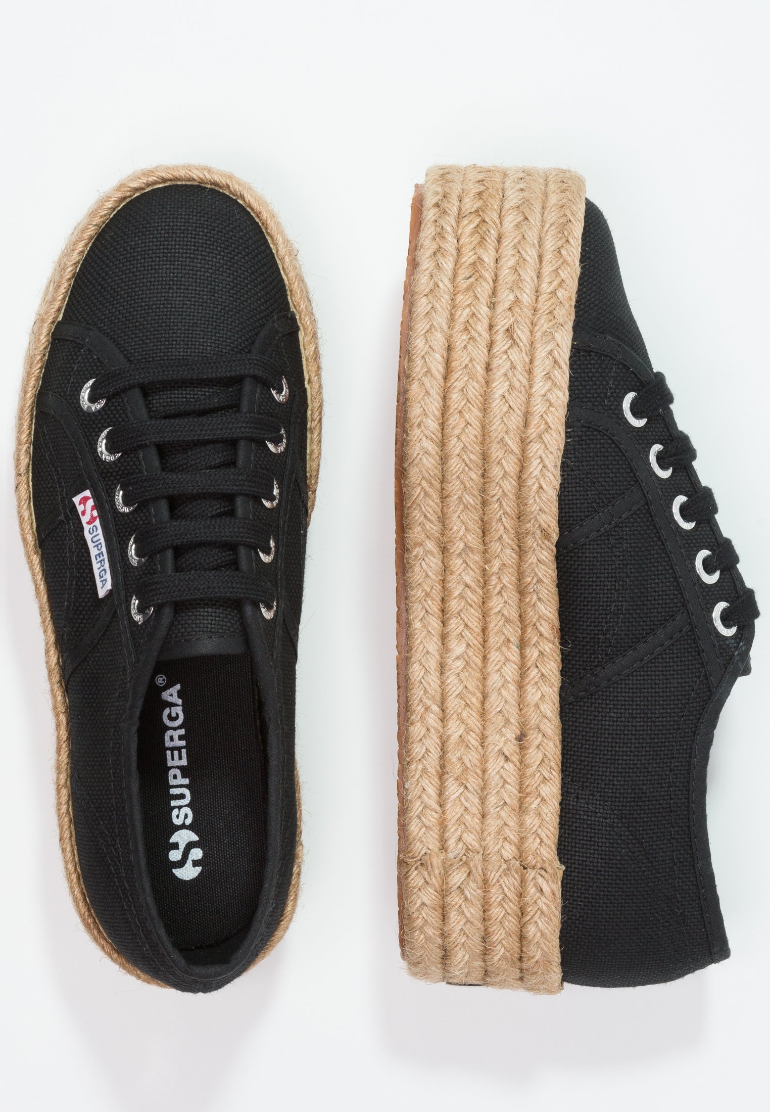 superga black espadrilles