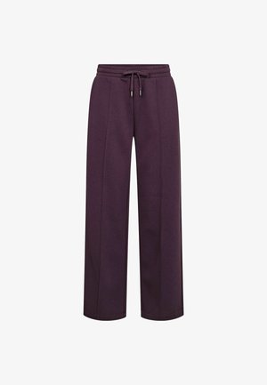 Violet verkkarit rentoa istuvuutta, joustovyötäröä ja säädettävää nyöriä. Etuosassa on kaksi pystysuoraa sauma-yksityiskohtaa.