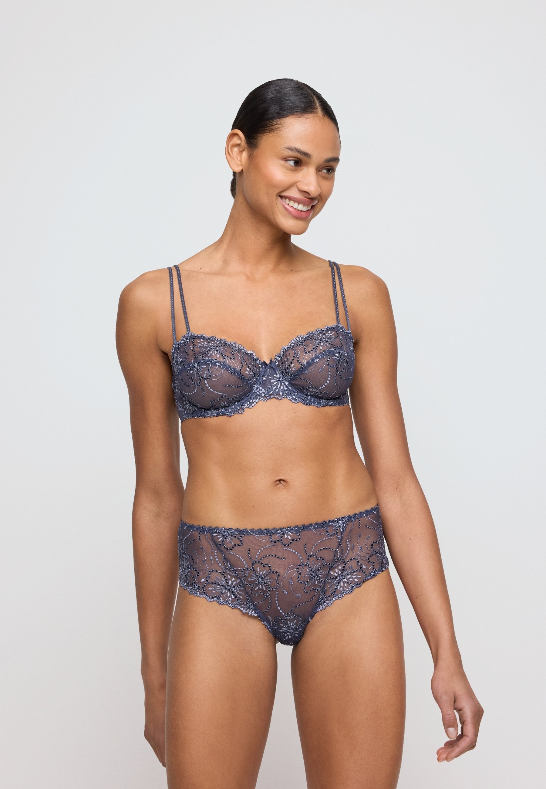 Soutien-gorge Marie Jo Avec Armatures - Taille FR 90E / EU 75E - Gris - Neuf Avec étiquettes