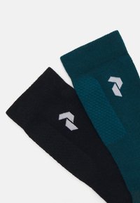 Peak Performance HIKING SOCK UNISEX 2 PACK - Calcetines de deporte - infinity teel/salute blue