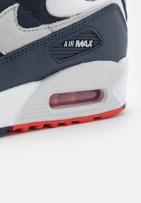 Nike Sportswear AIR MAX 90 - Tenisky - obsidian/pure platinum/track red