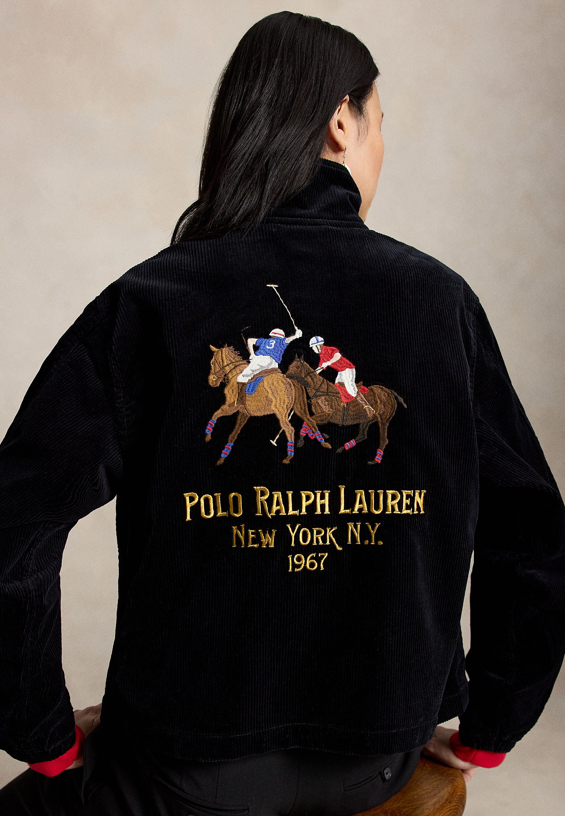 Polo Ralph Lauren EMBROIDERED COTTON CORDUROY JACKET - Summer