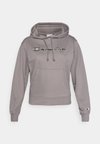 ICONS TONAL HOODIE SWEATSHIRT WITH BIG LOGO - Hoodie - grey