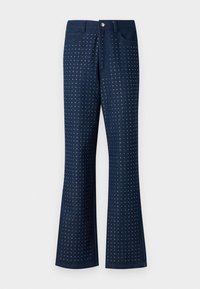 KENDRA RHINESTONE - Wide Leg - blue wash