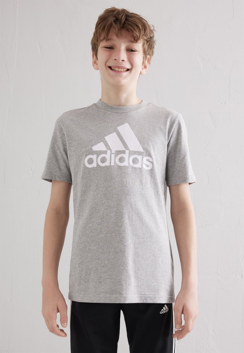 adidas Performance T-shirt con stampa - grau weiß