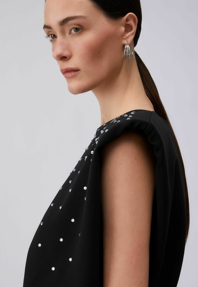 LIU JO SHORT WITH RHINESTONES - Cocktail dress / Party dress - black -  Zalando.ie