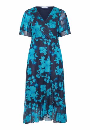 Yours Clothing, WRAP MAXI DRESS - Robe longue - dark blue