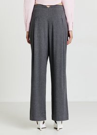 Calliope PALAZZO GESSATI - Pantalon classique - var grigio melange
