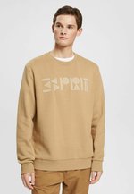 Esprit Felpa con Cappuccio Uomo Grigia Casual Cotone (IT 60
