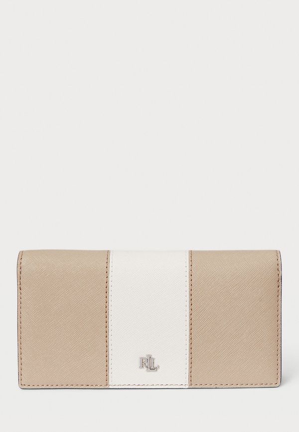 TWO-TONE CROSSHATCH LEATHER SLIM WALLET - Wallet