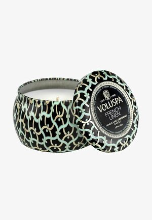 Voluspa, DECORATIVE TIN CANDLE FRENCH 113G - Tuoksukynttilä - black