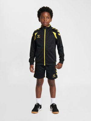 Hummel, CORE 2 0 TRACK ZIP - Veste de survêtement - black blazing yellow