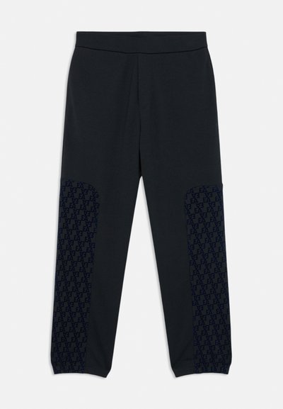 Emporio Armani UNISEX - Pantaloni sportivi - blu navy/flock blu