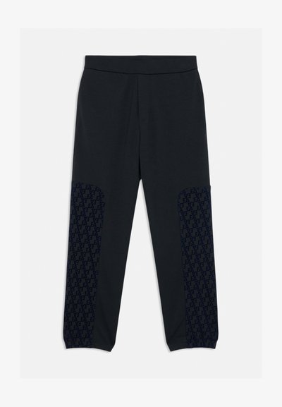 Emporio Armani UNISEX - Pantaloni sportivi - blu navy/flock blu