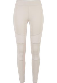 Urban Classics Curvy - TECH  - Leggings - Hosen - warmgrey - 0