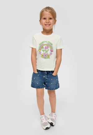 Camiseta estampada - ecru