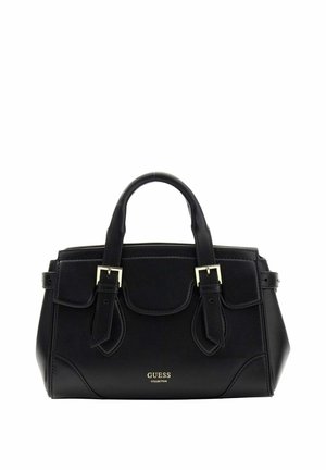 Guess, GUESS SAC BANDOULIÈRE DIANA MAXI SATCHEL BLACK - Sac à main - black bla