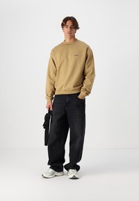 Bareen BRAX OVERSIZE CREW NECK - Sportinis megztinis - antique bronze