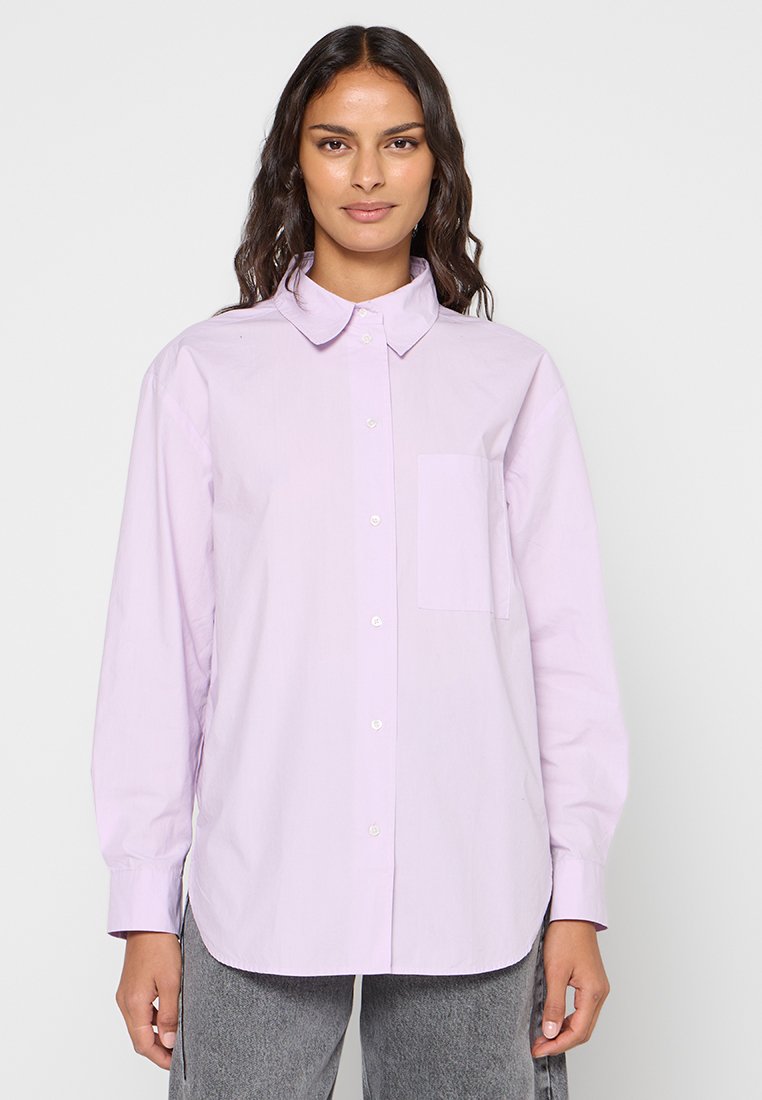 Marc O’Polo Overhemdblouse paars Marc O’Polo Overhemdblouse paars