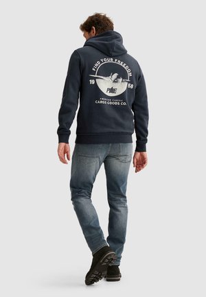 Sweat à Capuche Homme GAP Gris Taille M - Style Collège, Coton, Pockets