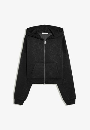 Bershka, WITH RHINESTONES - HOODIE - Sweatjacke - black