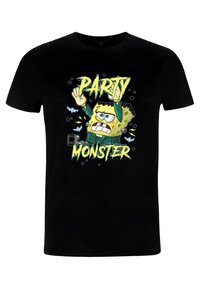 Henry Tiger SPONGEBOB SQUAREPANTS PARTY SPONGE - T-shirts print - black