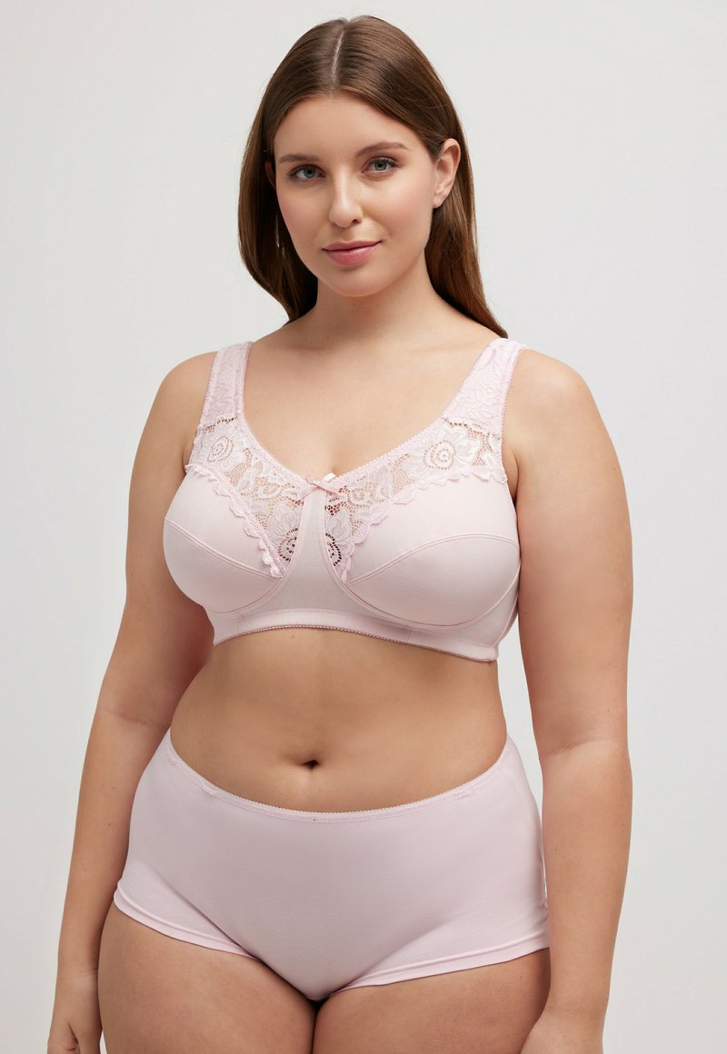 Ulla Popken ENTLASTUNGS - Triangel BH - pink