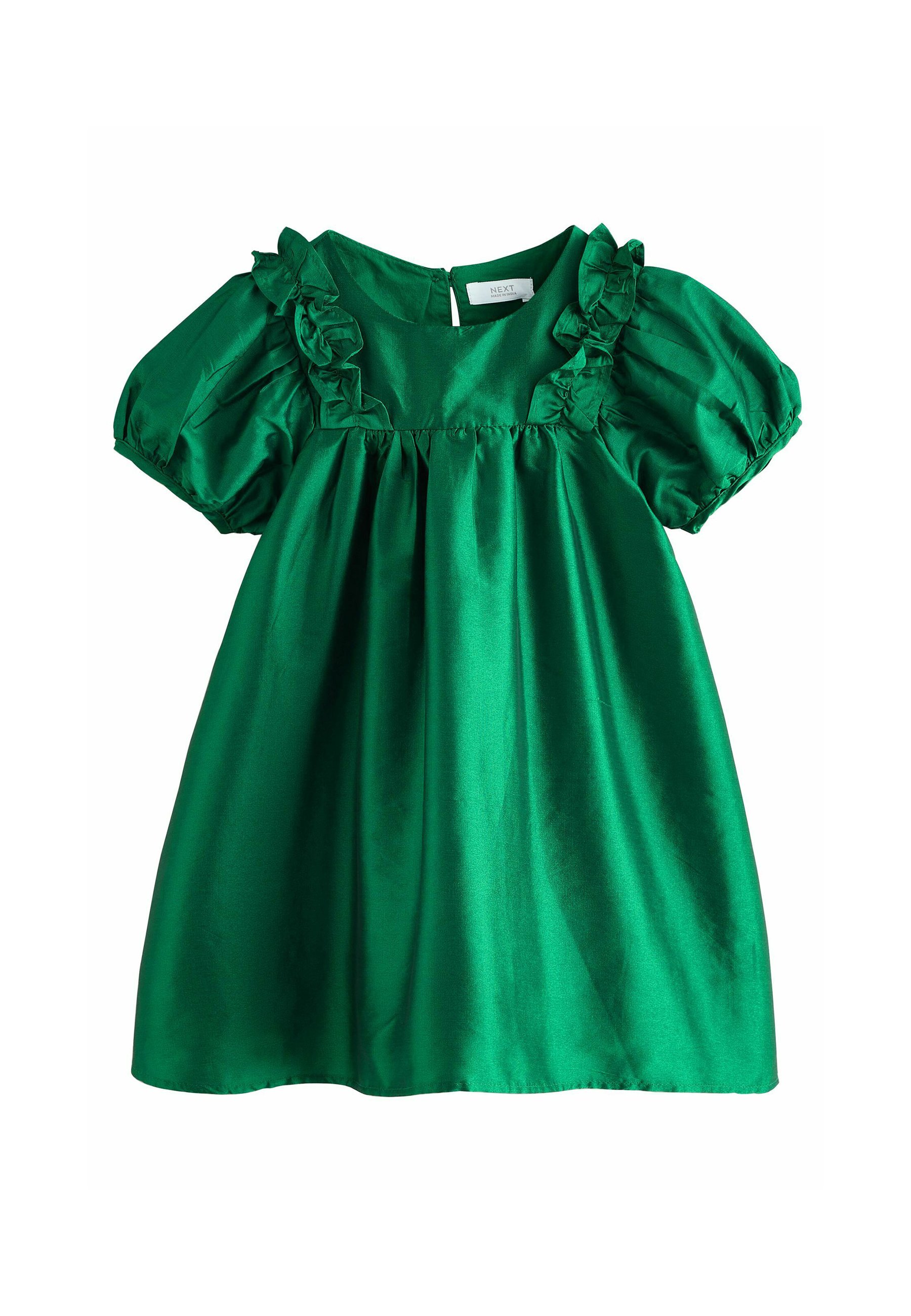 green homecoming dress long sleeve ZAPAKASA Women Satin Dark Green A Line Sweetheart Prom Dress Strapless  Ruched Long Formal Dress main image 0