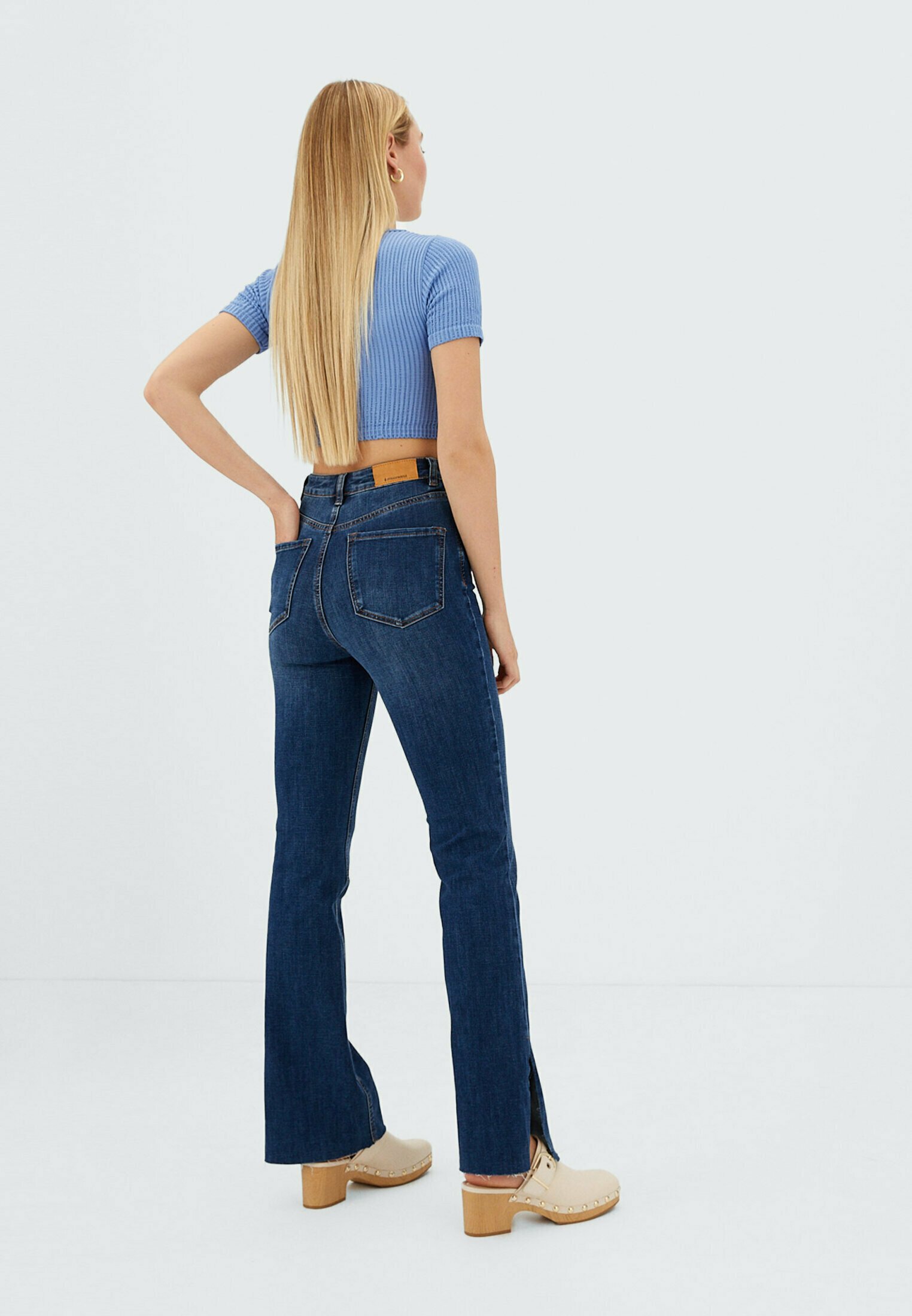 Stradivarius Jeans bootcut - blue/blu - Zalando.it