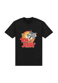 Henry Tiger TOM AND JERRY VINTAGE GRAPHIC - Triko s potiskem - black
