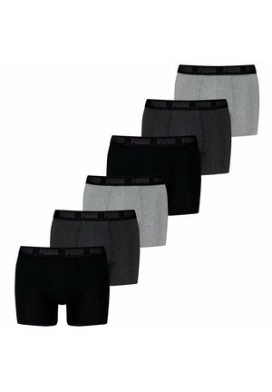 Puma MEN EVERYDAY 6 PACK - Lange Boxershorts - anthrazit melange