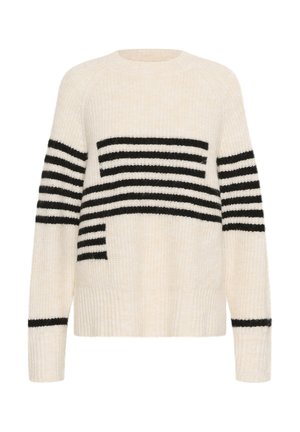 Culture NICKY KIMMY STRIPE - Svetr - whitecap black