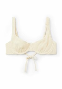 CRINKLE WAVES - Bikini pezzo sopra - weiß e crinkle waves coco white