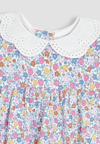 JoJo Maman Bébé 2-PIECE FLORAL COLLAR  SET  REGULAR FIT - Tamprės – kelnės - pink strawberry
