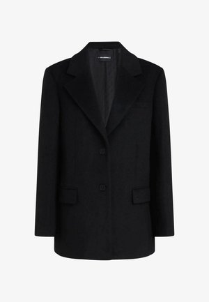 KARL LAGERFELD, KARL LAGERFELD COAT SHORT - Cappotto corto - black