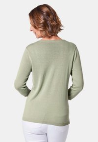 GOLDNER Strickpullover - moss green