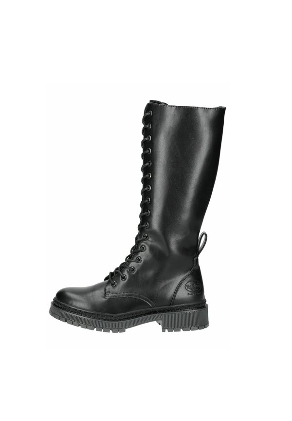 Schnürstiefel - schwarz