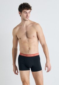 Calvin Klein Underwear - TRUNK 3 PACK COTTON STRETCH - Boxer brief - rock ridge/fudge/bruchetta Immagine in miniatura 1