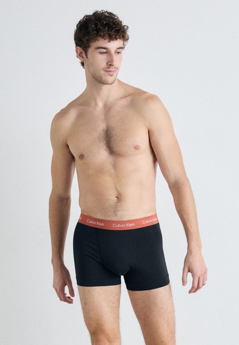 Calvin Klein Underwear - TRUNK 3 PACK COTTON STRETCH - Boxer brief - rock ridge/fudge/bruchetta, Ingrandire