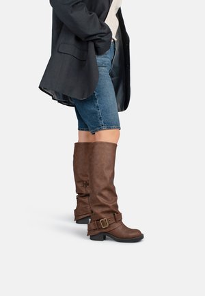PATTY - Cowboy-/Bikerboot - brown
