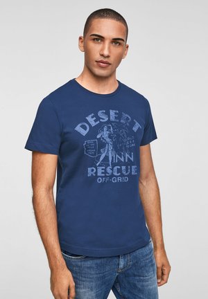 Print T-shirt - blue